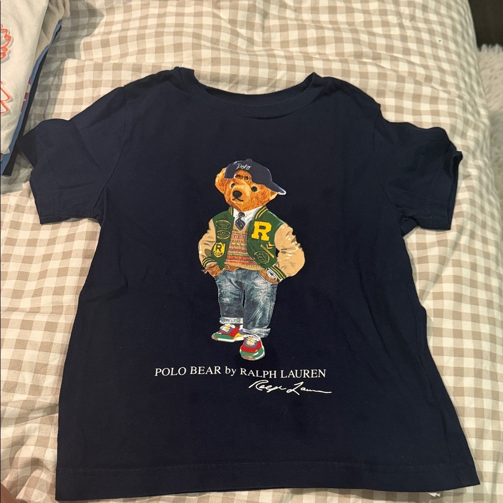 Ralph Lauren Kids T-Shirt with Polo Bear Graphic